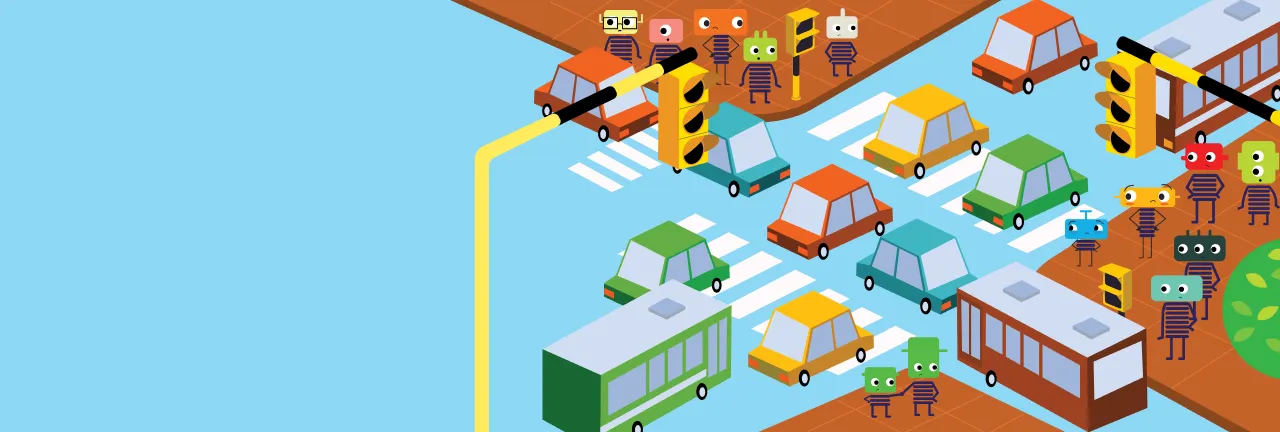 Illustration to represent Smart traffic project