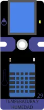 Component Temperature & humidity sensor - Reads the temperature and humidity of the environment.